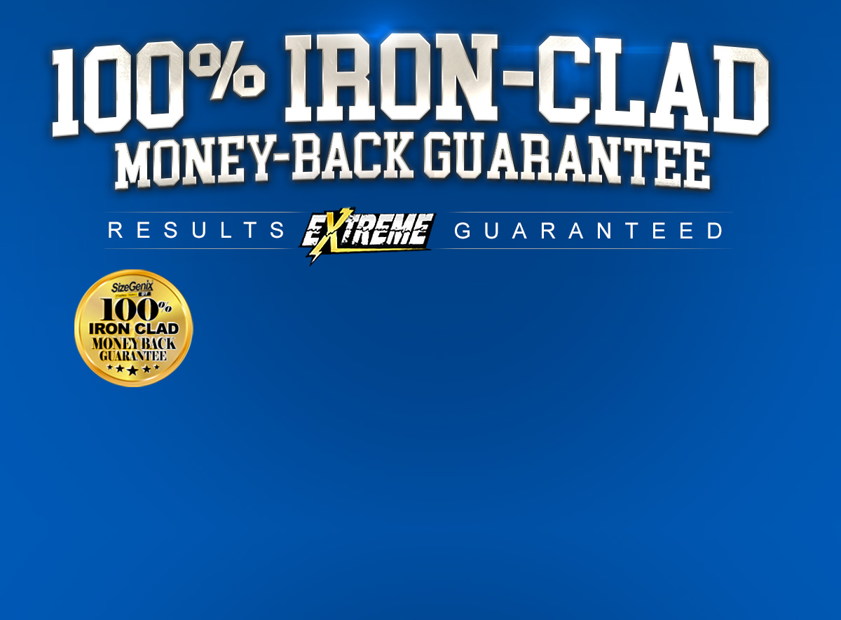 100% Iron Clad Money Back Guarantee